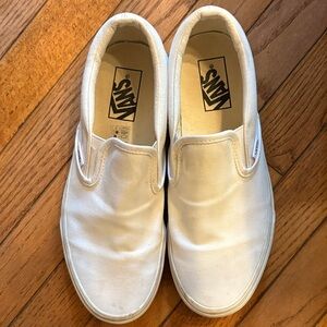 Vans Classic White Slip-On Shoes